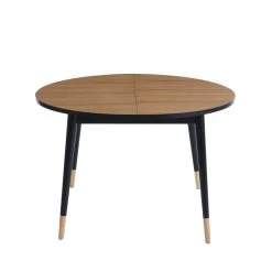 Table Extensible CAVALLO Effet Chêne Pieds Noirs 120 à 150cm 9 Table Extensible CAVALLO Effet Chêne Pieds Noirs 120 à 150cm -Meuble Déco Soldes table extensible cavallo 120cm 4