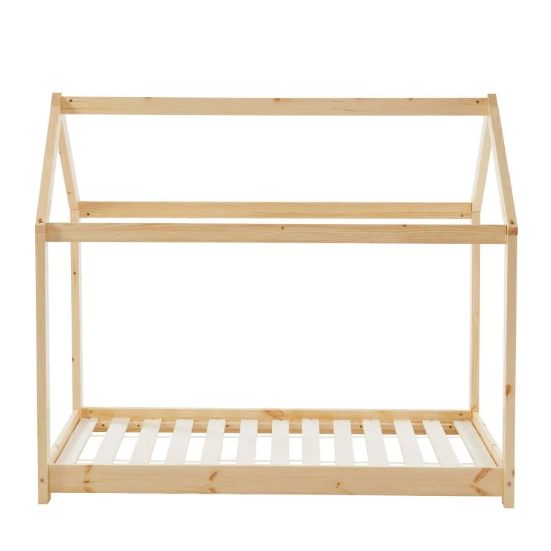 Lit Enfant Cabane TINY Pin Naturel 70x140 Sommier Inclus 3 Lit Enfant Cabane TINY Pin Naturel 70x140 Sommier Inclus – Image 3