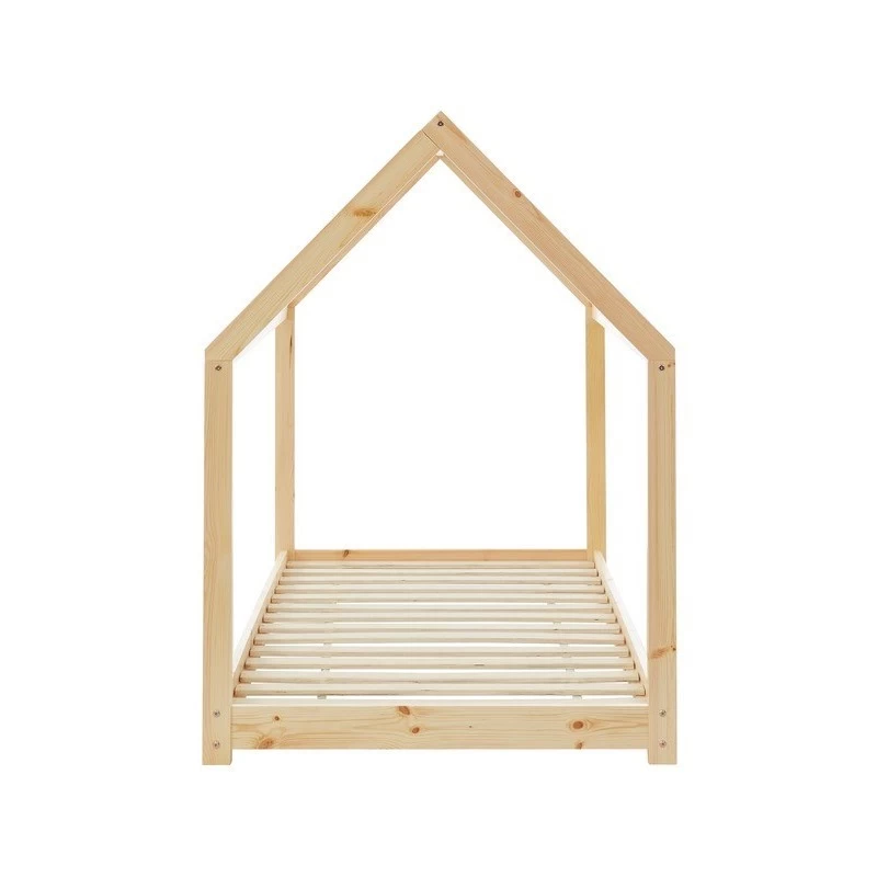 Lit Enfant Cabane TINY Pin Naturel 70x140 Sommier Inclus 5 Lit Enfant Cabane TINY Pin Naturel 70x140 Sommier Inclus – Image 5